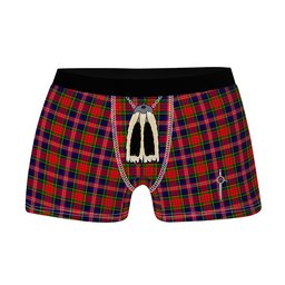 ScotsTee Shop Scottish MacPherson Modern Clan Highland Kilt Sporran Tartan Boxer Briefs