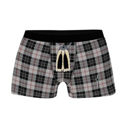 ScotsTee Shop Scottish MacPherson of Cluny Black and White Clan Highland Kilt Sporran Tartan Boxer Briefs