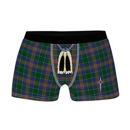 ScotsTee Shop Scottish McAucliffe Clan Highland Kilt Sporran Tartan Boxer Briefs