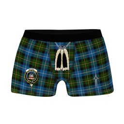 ScotsTee Shop Scottish MacNeil of Barra Clan Crest Highland Kilt Sporran Tartan Boxer Briefs
