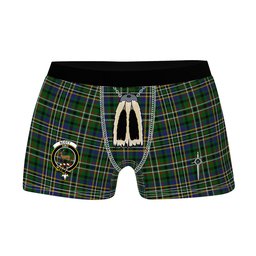 ScotsTee Shop Scottish Scott Green Clan Crest Highland Kilt Sporran Tartan Boxer Briefs