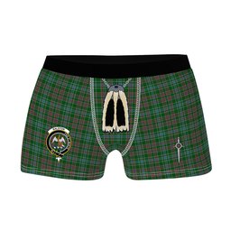 ScotsTee Shop Scottish Ralston USA Clan Crest Highland Kilt Sporran Tartan Boxer Briefs