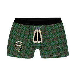 ScotsTee Shop Scottish Ralston USA Clan Crest Highland Kilt Sporran Tartan Boxer Briefs