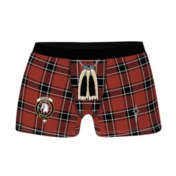ScotsTee Shop Scottish Dunbar District Modern Clan Crest Highland Kilt Sporran Tartan Boxer Briefs