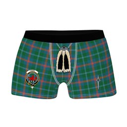 ScotsTee Shop Scottish Young Ancient Clan Clan Crest Highland Kilt Sporran Tartan Boxer Briefs