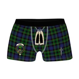 ScotsTee Shop Scottish Mowat Clan Crest Highland Kilt Sporran Tartan Boxer Briefs