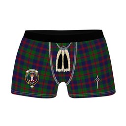 ScotsTee Shop Scottish Robertson Struan Clan Crest Highland Kilt Sporran Tartan Boxer Briefs