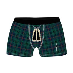 ScotsTee Shop Scottish Walker Hunting Modern Clan Highland Kilt Sporran Tartan Boxer Briefs