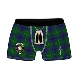 ScotsTee Shop Scottish Oliphant Clan Crest Highland Kilt Sporran Tartan Boxer Briefs