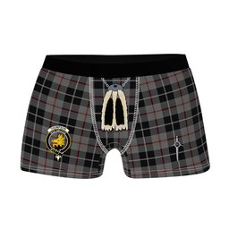 ScotsTee Shop Scottish Thompson Society Grey Clan Crest Highland Kilt Sporran Tartan Boxer Briefs