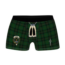 ScotsTee Shop Scottish Forbes 1842 Clan Crest Highland Kilt Sporran Tartan Boxer Briefs