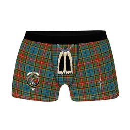 ScotsTee Shop Scottish Beattie (Beatty) Ancient Clan Crest Highland Kilt Sporran Tartan Boxer Briefs