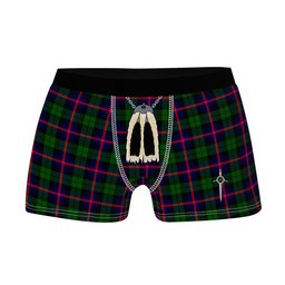 ScotsTee Shop Scottish Urquhart Modern Clan Highland Kilt Sporran Tartan Boxer Briefs