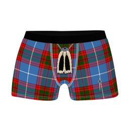 ScotsTee Shop Scottish Sideserf Clan Highland Kilt Sporran Tartan Boxer Briefs