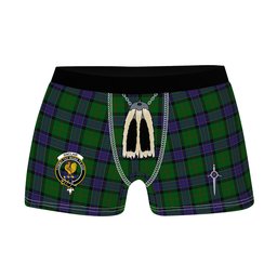 ScotsTee Shop Scottish Sinclair Hunting VS Clan Crest Highland Kilt Sporran Tartan Boxer Briefs