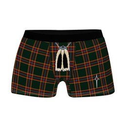 ScotsTee Shop Scottish Moran Family Ubique Clan Highland Kilt Sporran Tartan Boxer Briefs
