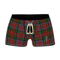 ScotsTee Shop Scottish MacPherson Ancient Clan Highland Kilt Sporran Tartan Boxer Briefs