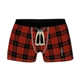 ScotsTee Shop Scottish MacQueen Ancient Clan Highland Kilt Sporran Tartan Boxer Briefs