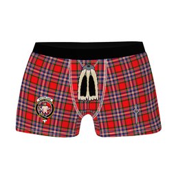 ScotsTee Shop Scottish McFarland Modern Clan Crest Highland Kilt Sporran Tartan Boxer Briefs