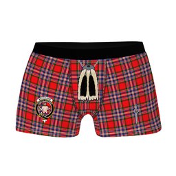 ScotsTee Shop Scottish McFarland Modern Clan Crest Highland Kilt Sporran Tartan Boxer Briefs