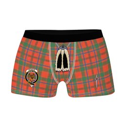 ScotsTee Shop Scottish Monroe Ancient Clan Crest Highland Kilt Sporran Tartan Boxer Briefs
