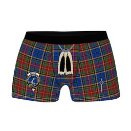 ScotsTee Shop Scottish Beattie (Beatty) Modern Clan Crest Highland Kilt Sporran Tartan Boxer Briefs