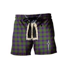 ScotsTee Shop Scottish Arnott Men's Highland Kilt Sporran Tartan Shorts