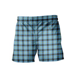 ScotsTee Shop Scottish Bell of the Borders Modern Men's Highland Kilt Sporran Tartan Shorts