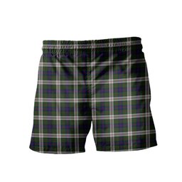 ScotsTee Shop Scottish Blair Dress Men's Highland Kilt Sporran Tartan Shorts