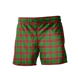 ScotsTee Shop Scottish Baxter Modern Men's Highland Kilt Sporran Tartan Shorts
