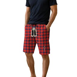 ScotsTee Shop Scottish Abernethy Men's Highland Kilt Sporran Tartan Shorts