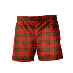 ScotsTee Shop Scottish Adair Men's Highland Kilt Sporran Tartan Shorts