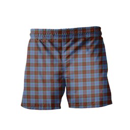 ScotsTee Shop Scottish Anderson Modern Men's Highland Kilt Sporran Tartan Shorts