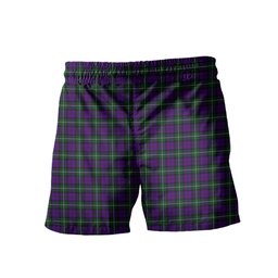 ScotsTee Shop Scottish Baillie Highland Society Men's Highland Kilt Sporran Tartan Shorts