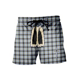 ScotsTee Shop Scottish Bell of the Borders SC Men's Highland Kilt Sporran Tartan Shorts