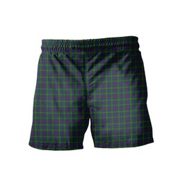 ScotsTee Shop Scottish Bailey, The House of Men's Highland Kilt Sporran Tartan Shorts