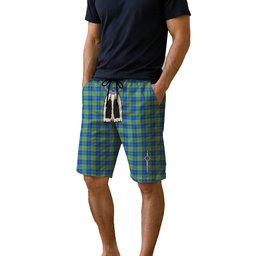 ScotsTee Shop Scottish Barclay Hunting Ancient Men's Highland Kilt Sporran Tartan Shorts