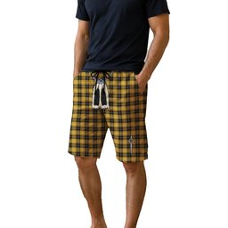 ScotsTee Shop Scottish Barclay Dress Ancient Clan Men's Highland Kilt Sporran Tartan Shorts