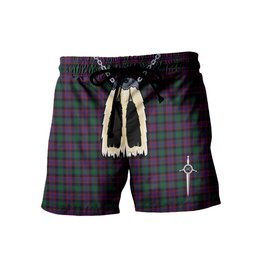ScotsTee Shop Scottish Alexander Hunting Personal Men's Highland Kilt Sporran Tartan Shorts