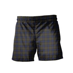 ScotsTee Shop Scottish Douglas Brown Men's Highland Kilt Sporran Tartan Shorts