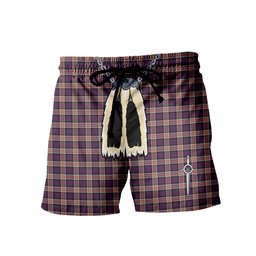 ScotsTee Shop Scottish Carnegie Men's Highland Kilt Sporran Tartan Shorts