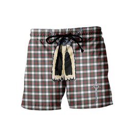 ScotsTee Shop Scottish Dennistoun Men's Highland Kilt Sporran Tartan Shorts