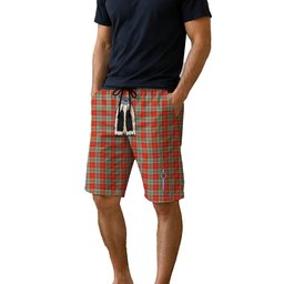 ScotsTee Shop Scottish Chattan Men's Highland Kilt Sporran Tartan Shorts