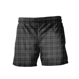 ScotsTee Shop Scottish Drummond Grey Men's Highland Kilt Sporran Tartan Shorts