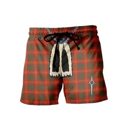 ScotsTee Shop Scottish Burns (Burns 1930) Ancient Men's Highland Kilt Sporran Tartan Shorts
