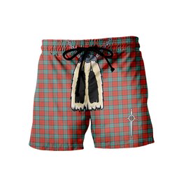 ScotsTee Shop Scottish Dunbar Ancient Men's Highland Kilt Sporran Tartan Shorts