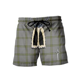 ScotsTee Shop Scottish Burns Check Ancient Men's Highland Kilt Sporran Tartan Shorts