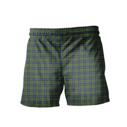 ScotsTee Shop Scottish Cameron of Lochiel Hunting Men's Highland Kilt Sporran Tartan Shorts