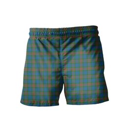 ScotsTee Shop Scottish Buchanan Hunting Ancient Men's Highland Kilt Sporran Tartan Shorts