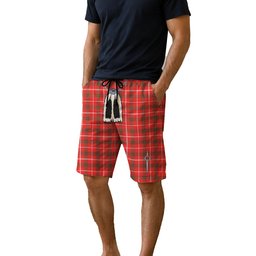 ScotsTee Shop Scottish Duke of Rothesay Modern Men's Highland Kilt Sporran Tartan Shorts